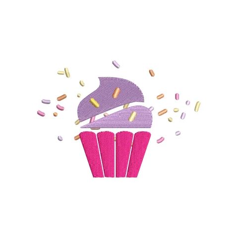 Ice Cream Embroidery Design