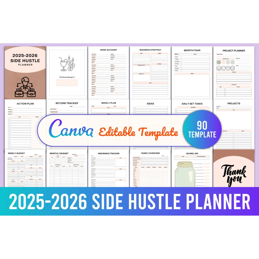 Side Hustle Planner