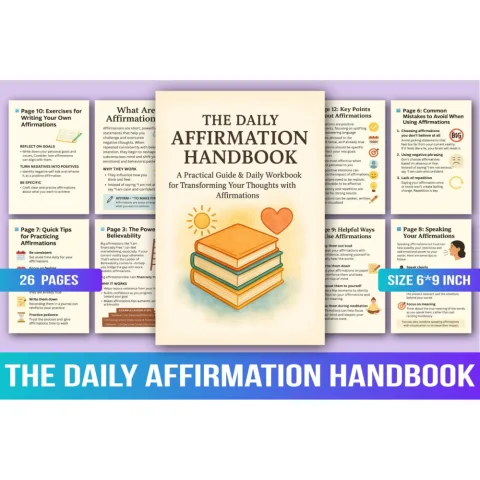 The Daily Affirmation Handbook Planner