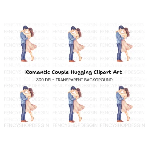 Romantic Couple Clipart Bundle