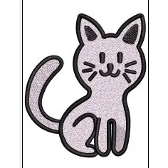 Cat Embroidery Design