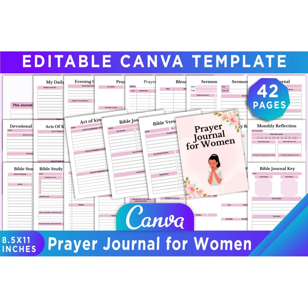 Prayer Journal for Women