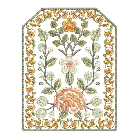 Frame Art Embroidery Design