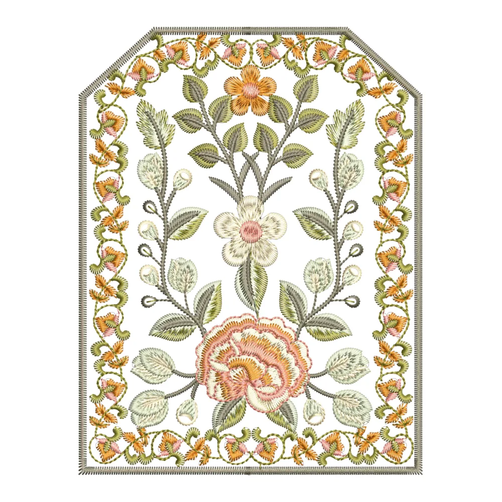 Frame Art Embroidery Design
