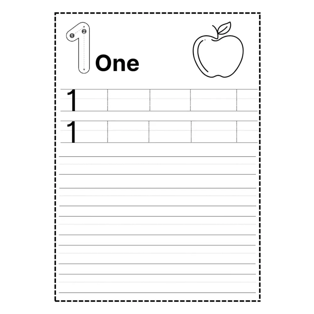 Number Writing Practice Worksheets