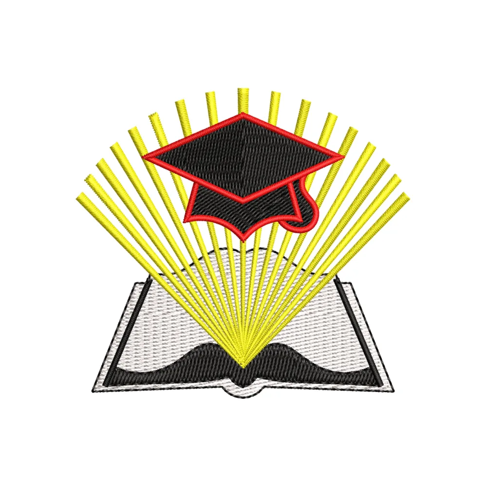 Shine of Knowledge Embroidery Design