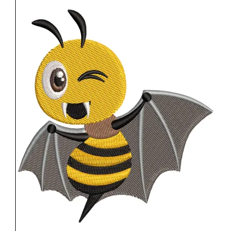 Bee Embroidery Design