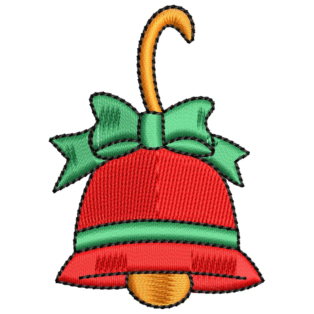 Bell Embroidery Design