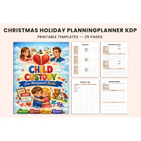 Child Custody Case Management Planner
