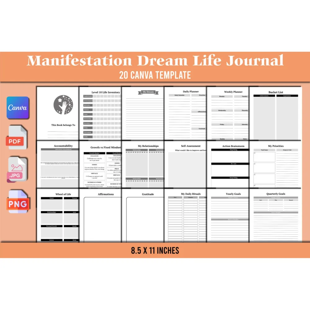 Manifestation Dream Life Journal