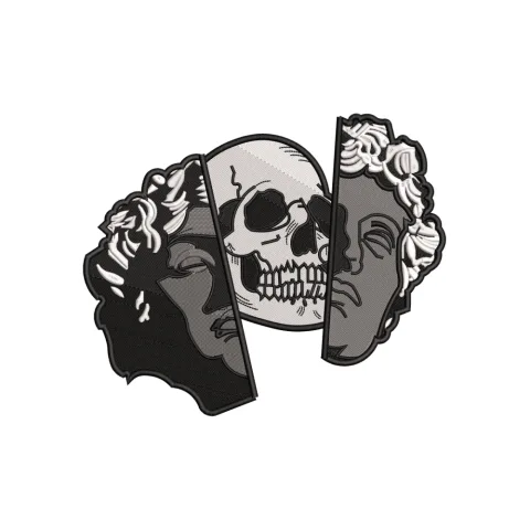 Life and Death Embroidery Design
