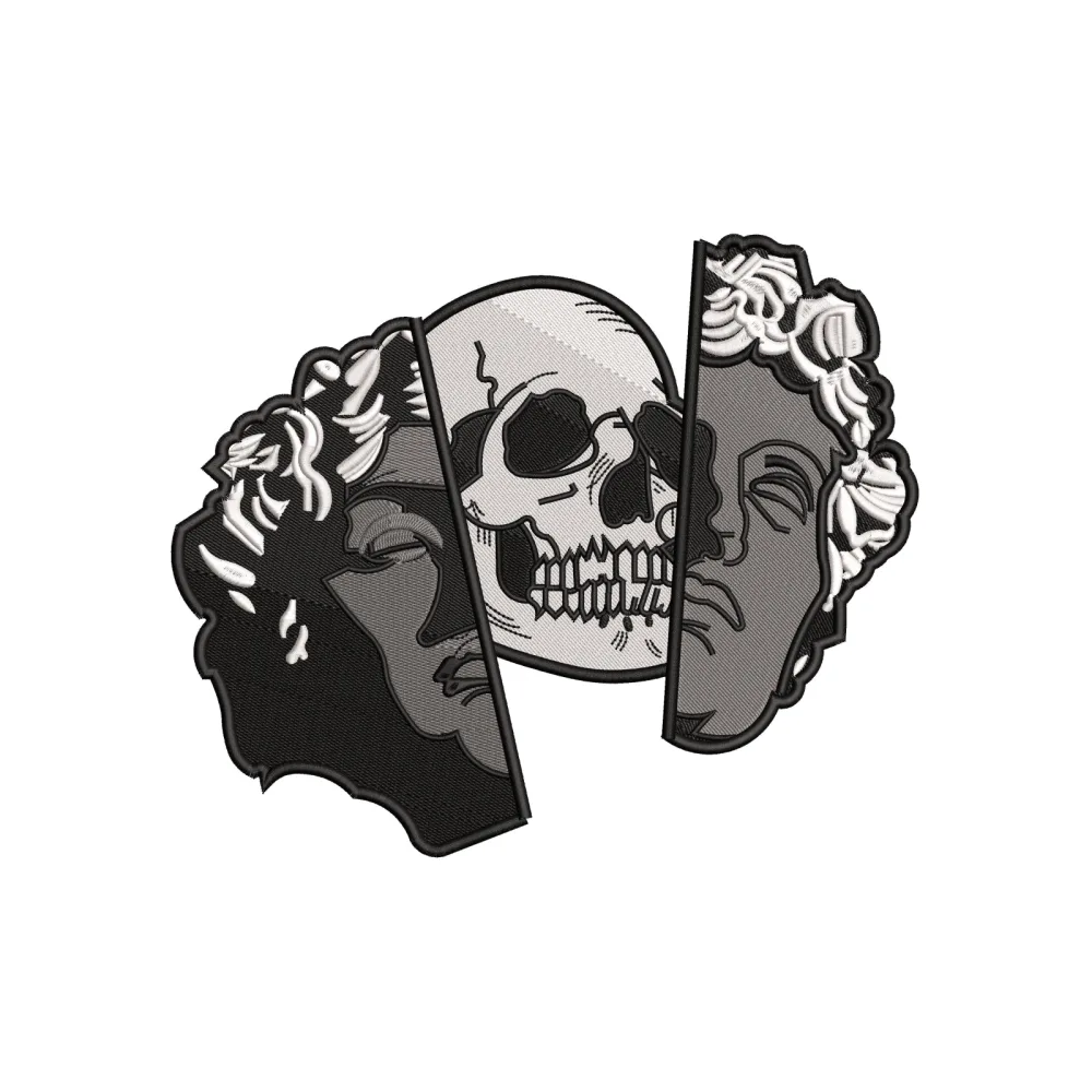 Life and Death Embroidery Design