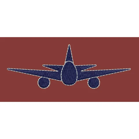 Airoplane Embroidery Design