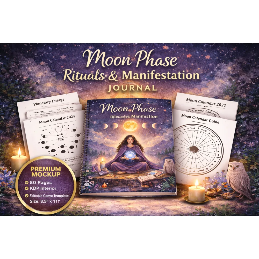 Moon Phase Rituals Manifestation Journal