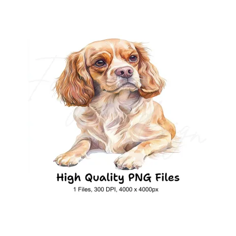 Cute Cocker Spaniel Clipart Bundle