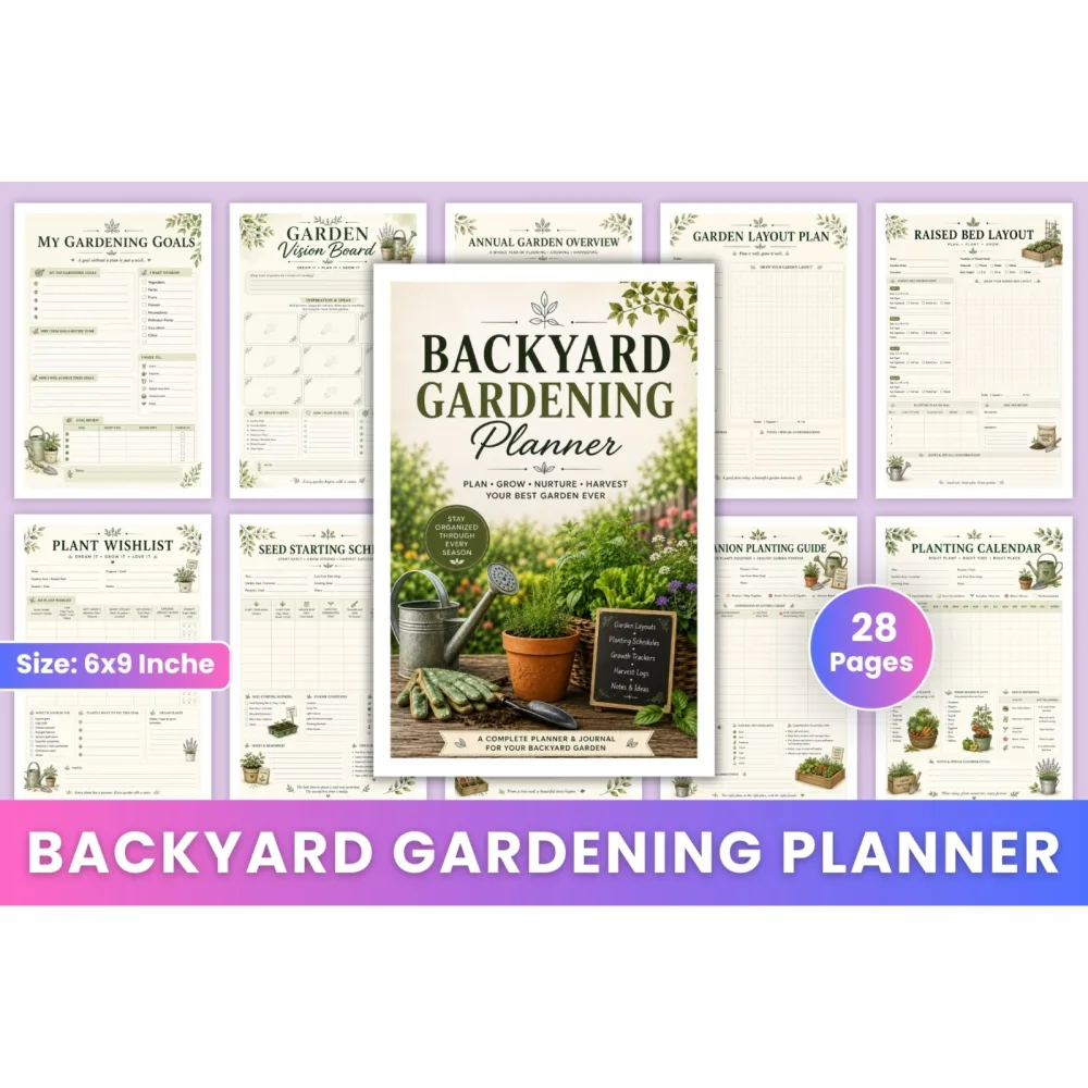 Backyard Gardening Planner