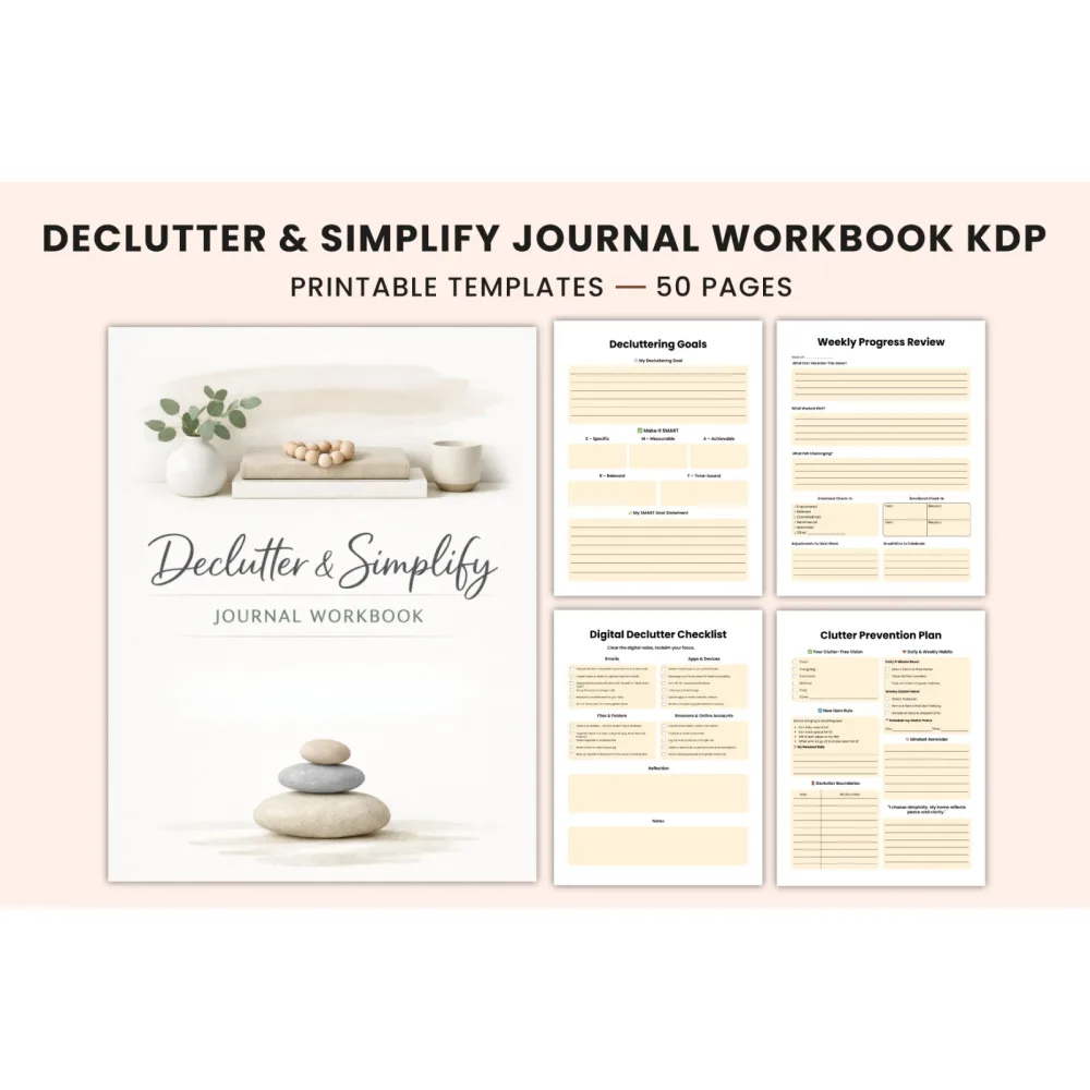 Declutter Simplify Workbook