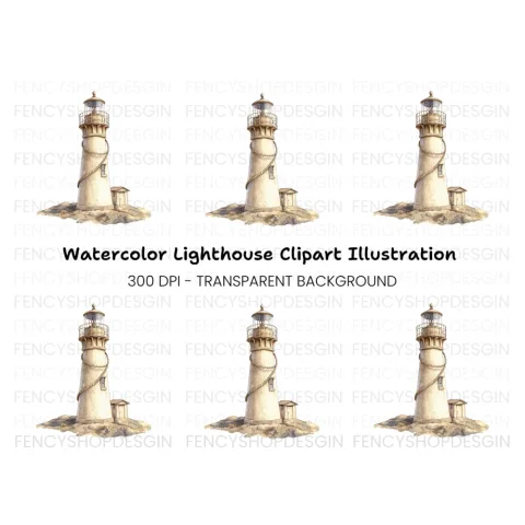 Lighthouse Clipart Bundle