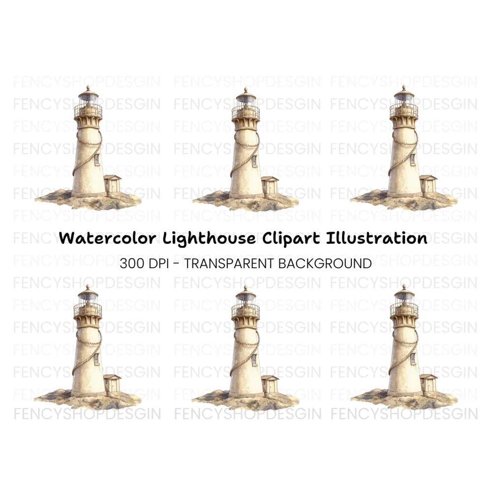 Lighthouse Clipart Bundle