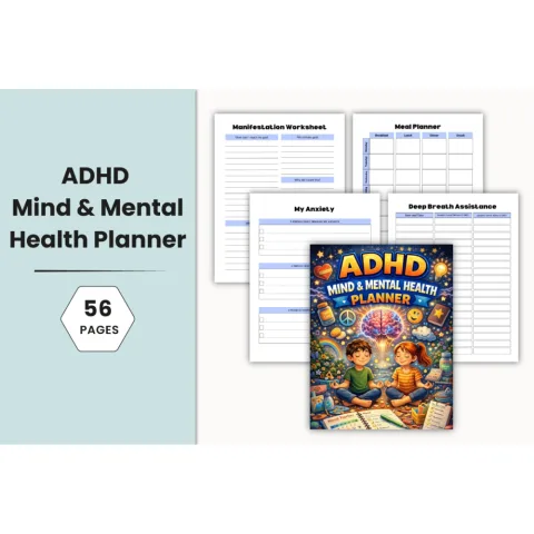 ADHD Mind Mental Health Planner