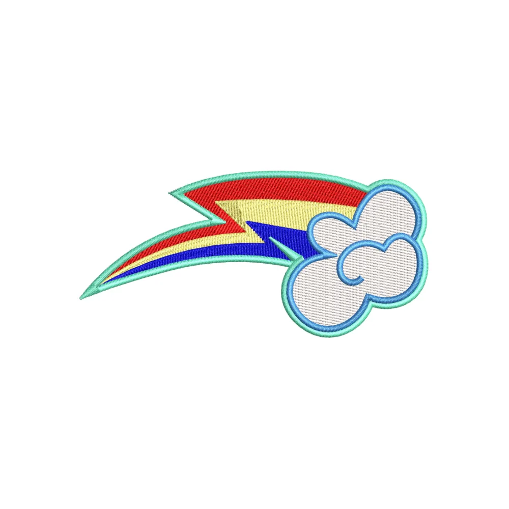 Cloud Embroidery Design