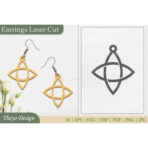 Laser Cut Earrings SVG Bundle