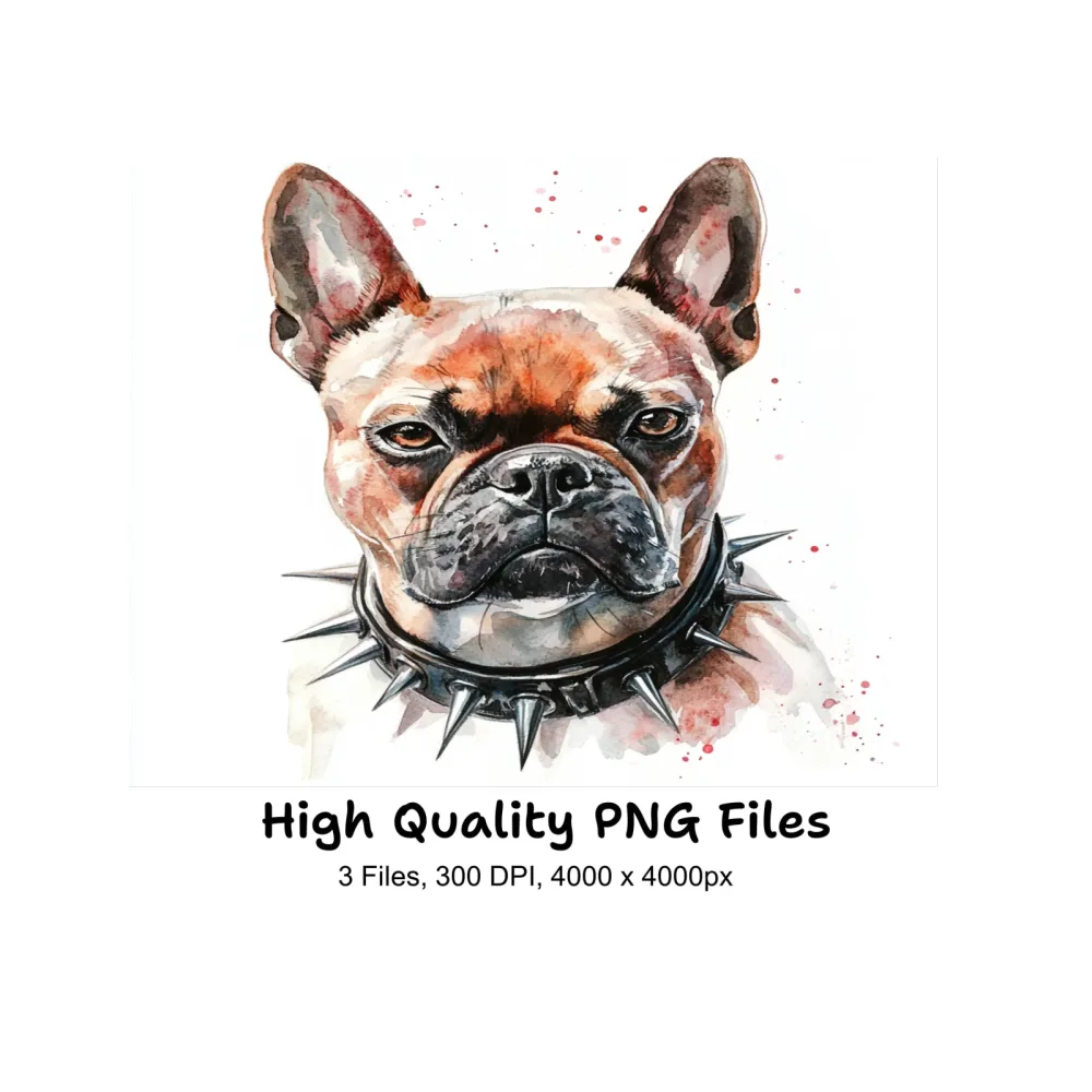French Bulldog Clipart Bundle