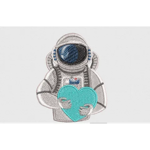 Astro Embroidery Design