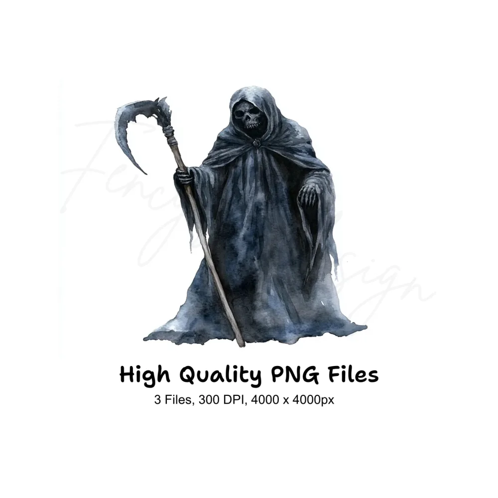Grim Reaper Clipart Bundle