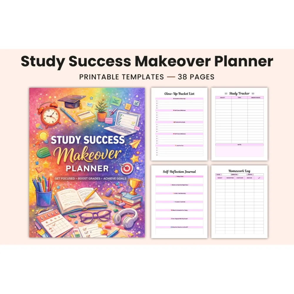 Study Success Makeover Planner