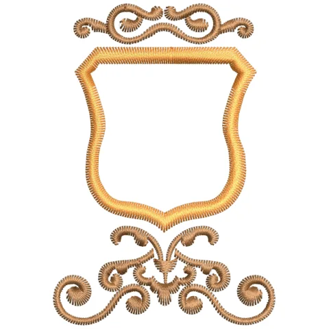 Mirror Frame Embroidery Design