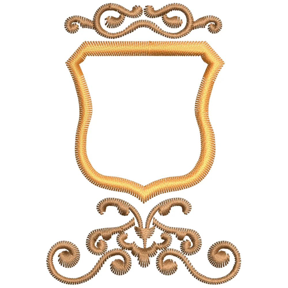 Mirror Frame Embroidery Design