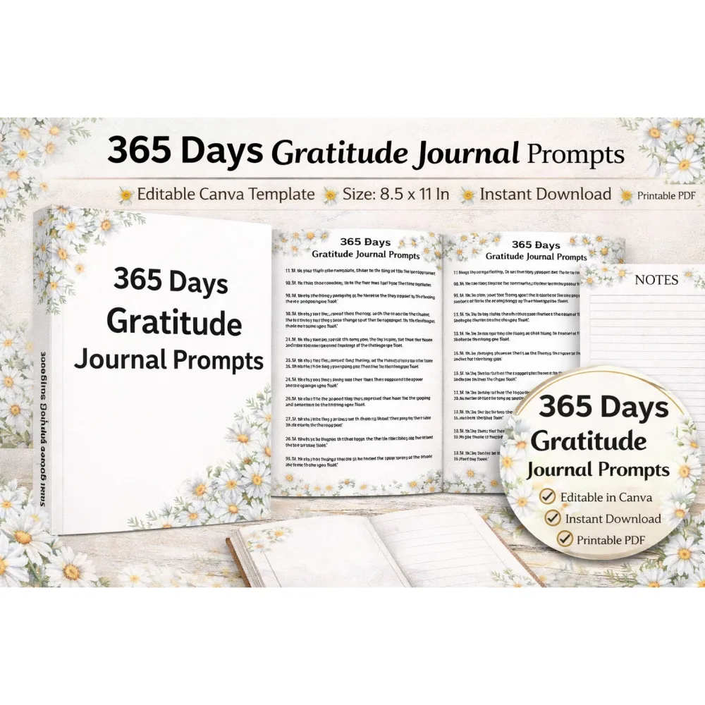 80 Days Gratitude Prompts