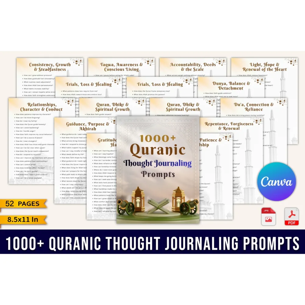 Quranic Thought Journaling Prompts