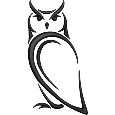 Owl Embroidery Design