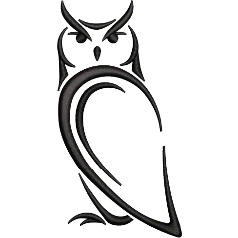 Owl Embroidery Design