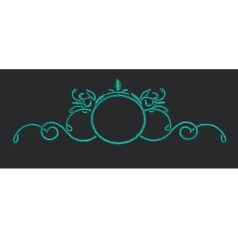 Filigree Scroll Ornament Embroidery Design