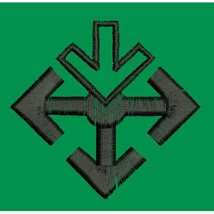 Arrow Symbo Embroidery Design