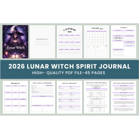 Lunar Witch Spirit Journal