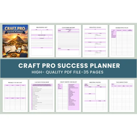 Craft Pro Success Planner
