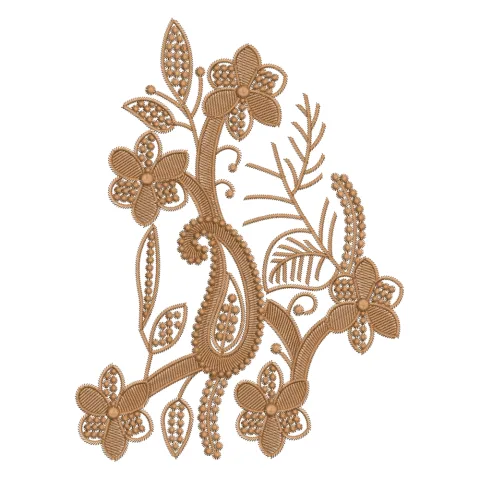 Star Spiral Embroidery Design