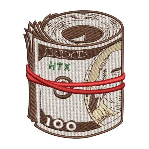 Dollar Bundle Embroidery Design