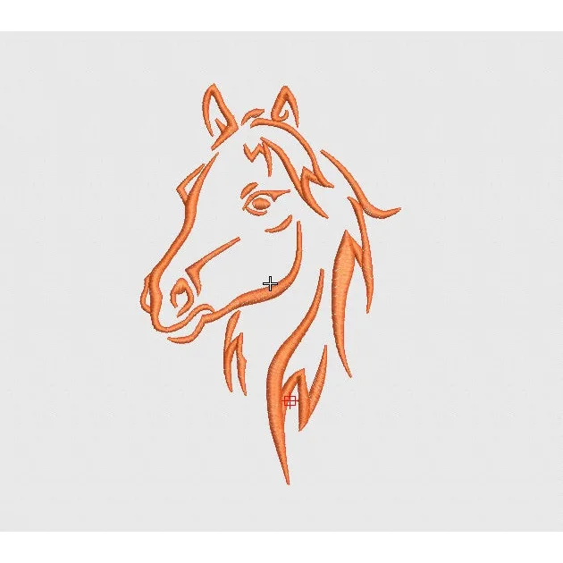 Horse Embroidery Design