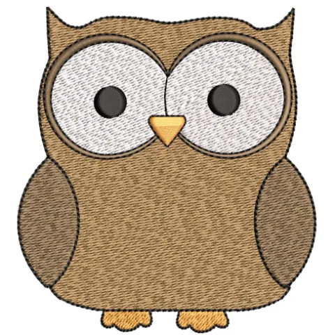 Owl Embroidery Design