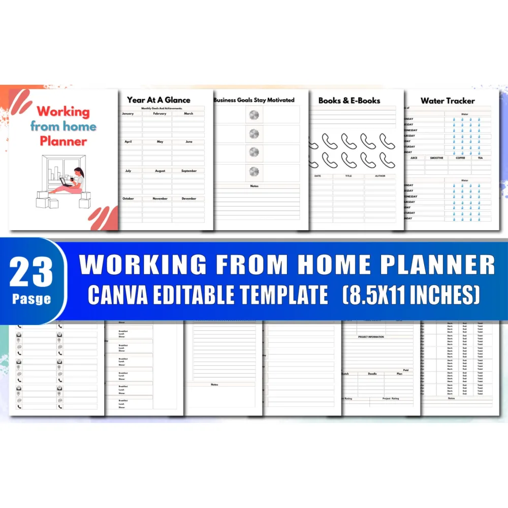 Working From Home Planner