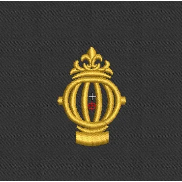 Lantern Embroidery Design