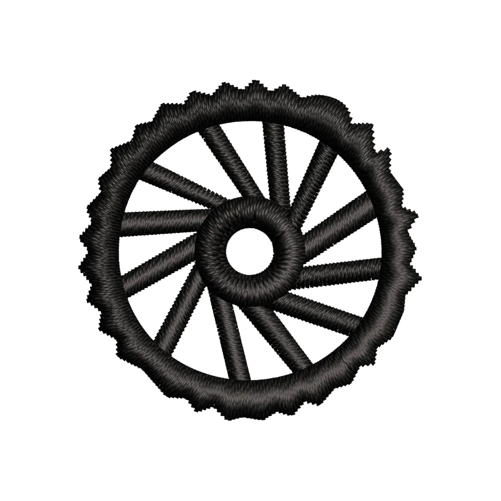 Tool Wheel Embroidery Design