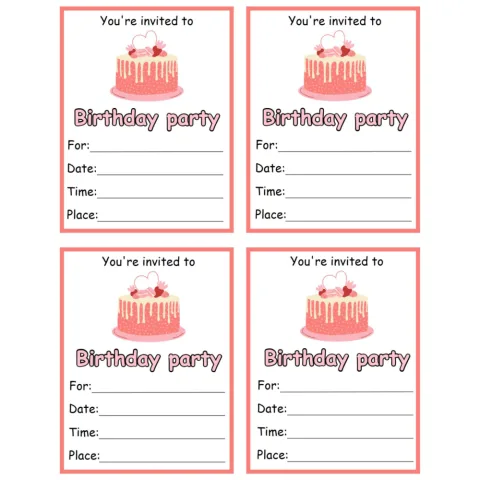 Birthday Party Printable Decor Pack