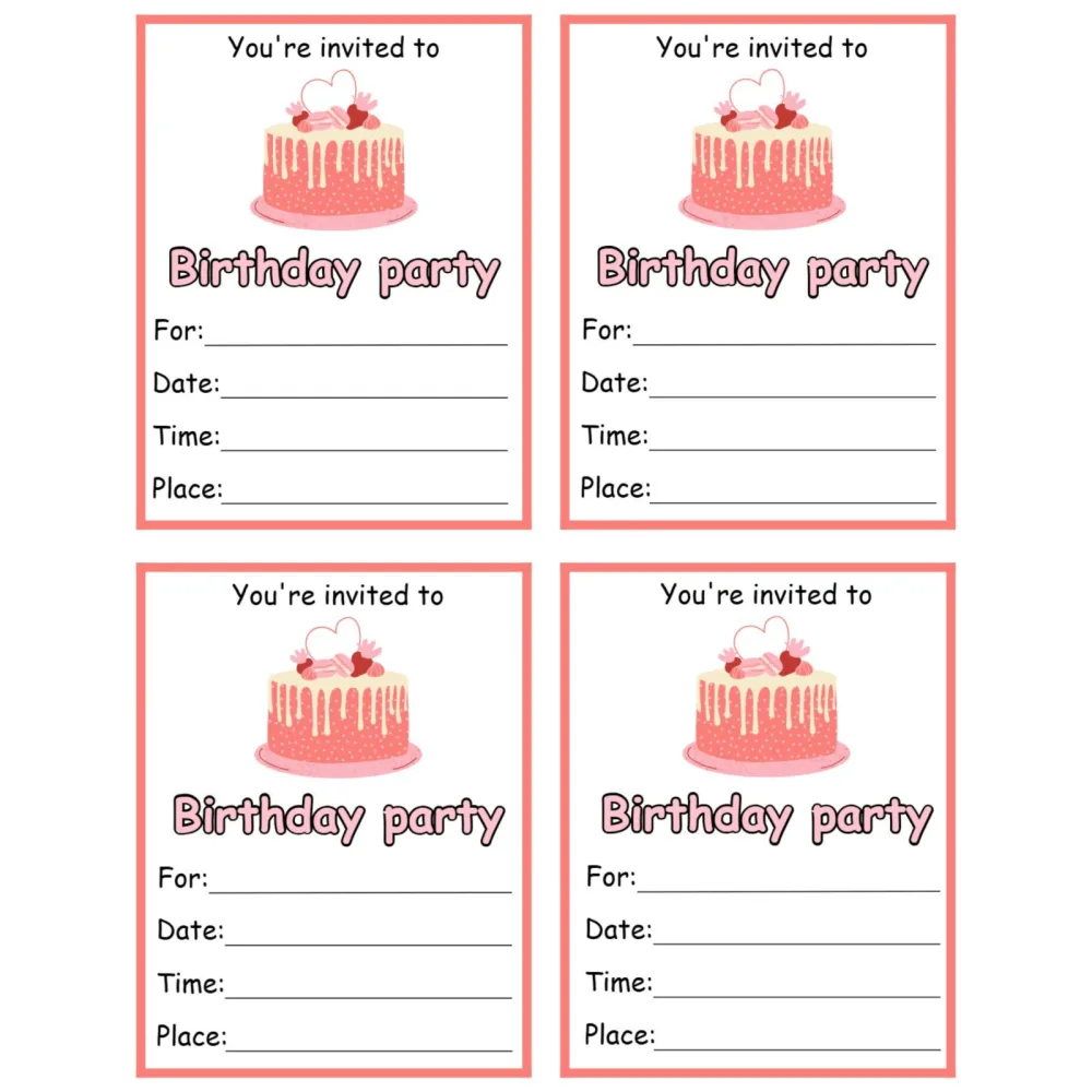 Birthday Party Printable Decor Pack
