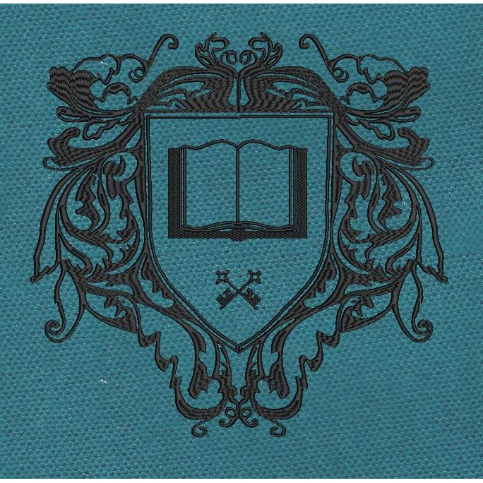 Educational Crest Embroidery Design